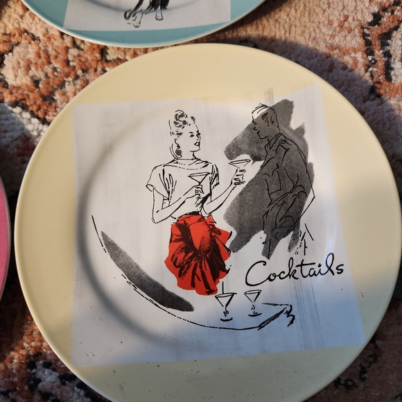 Rosanna 4 Plates Retro - Picture 6 of 8